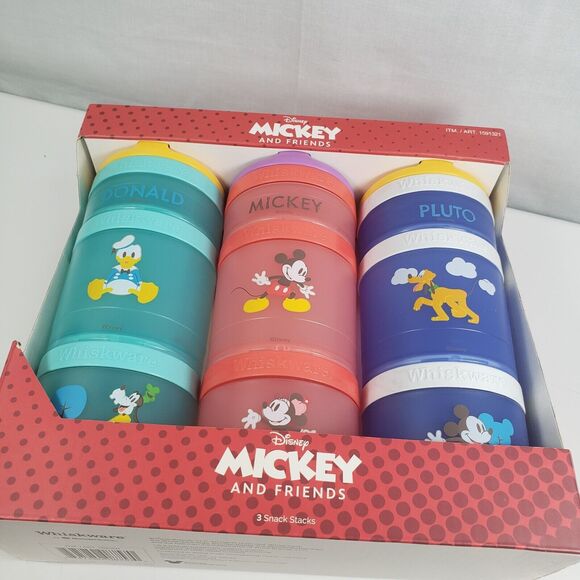 Whiskware Snack Containers Disney 3 pack BPA and Phthalate-free Dishwasher Safe - Picture 7 of 16